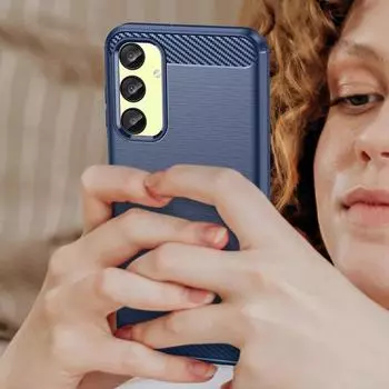 For Samsung Galaxy A25 5G Soft Case Full Protective Phone Cover for samsung a25 5g Luxury Carbon Fiber Cases Coque Fundas For Galaxy A25 5G чёрный