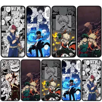 for Samsung Galaxy S24 S23 iPhone 15 14 Xiaomi Redmi Note 13 12 11 8 Plus 10 9 Pro Max X XR Phone Case Comics My Hero Academia OPPO Huawei Cover