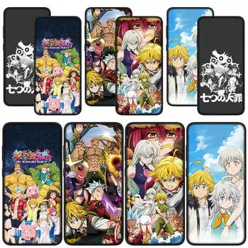 for Samsung Galaxy S24 S23 iPhone 15 14 Xiaomi Redmi Note 13 12 11 Pro Max X 8 7 9 10 XR OPPO Huawei Phone Case Anime Seven Deadly Sins Meliodas Cover