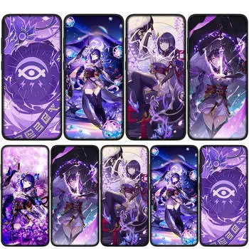 for Samsung Galaxy S24 S23 iPhone 15 14 Xiaomi Redmi Note 13 12 11 8 Plus 10 9 Pro Max X XR Phone Case Baal Raiden Shogun Genshin Impact OPPO Huawei