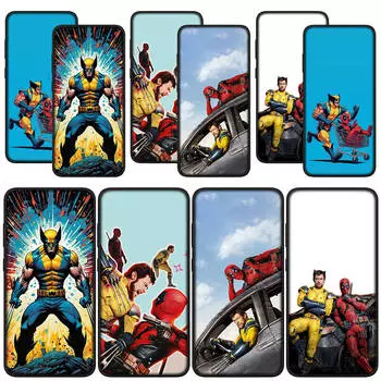 for Samsung Galaxy S24 S23 iPhone 15 14 Xiaomi Redmi Note 13 12 11 Pro Max X 8 7 9 10 XR 9C OPPO A15 Huawei Phone Case Wolverine Comics Deadpool Cover
