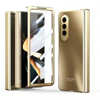Для Samsung Z Fold 4 3 Защитный чехол с полным покрытием для Samsung Galaxy Z Fold 4 3 Fold3 Fold4 5G Закаленное стекло for Samsung Z Fold 4