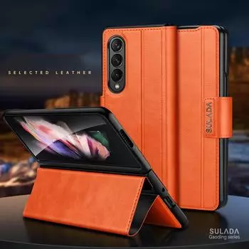 для samsung z fold 5 анти-падения кожаный чехол для мобильного телефона для Samsung Galaxy Z Fold 5 Fold5 полный корпус защитные чехлы for Samsung Z Fold 5