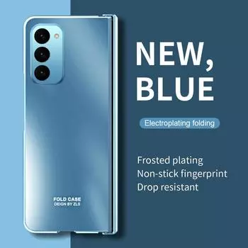 Для Samsung Z Fold 5 Складной защитный шарнирный чехол для мобильного телефона Samsung Galaxy Z Fold 5 Fold5 Стеклянная пленка на весь корпус For Samsung Z Fold 5