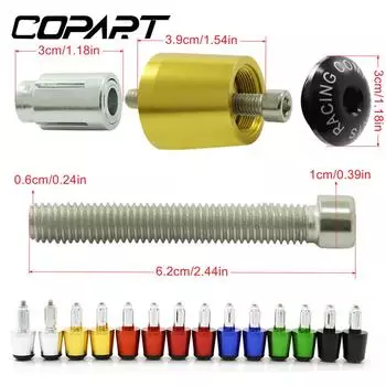 For SUZUKI Bandit 650S GSF 250 600 600S 650 650S 650N 1200 1250 7/8 22MM Motorcycle Handle Bar Hand Grips Handlebar End Cap серебряный