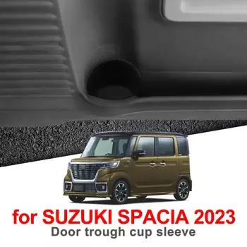 for Suzuki Spacia MK54S MK94S 2025 2025 Cup Holder Shock-Absorbing Door Storage Box Cup Tray Tidying Silicone