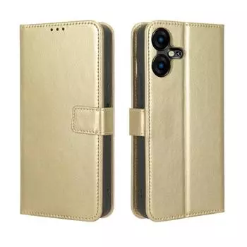 For Tecno Pova Neo 3 PU Casing PU Leather Wallet Tecno Pova Neo 3 Case Stand Holder Flip Cover Tecno Pova Neo 3 золотой