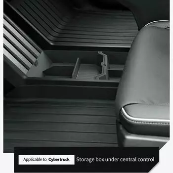 for Tesla Cybertruck 2025 2025 Center Console Lower Storage Box Car Accessories Drinks Holder Tray Organizer Tidying