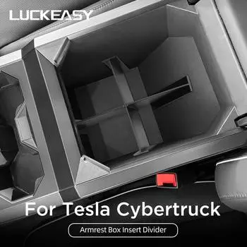 For Tesla Cybertruck 2025 Armrest Box Combination Partition Center Console Storage Armrestbox Container Organizer Board