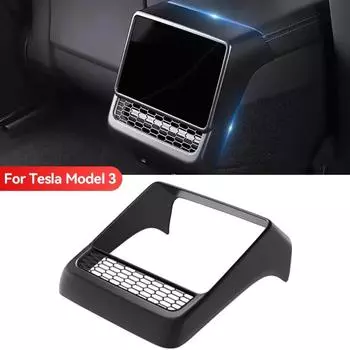 For Tesla Model 3 Highland 2024 Rear Center Console Air Outlet Cover Vent Outlet Dust Cover Car Styling Interior Car Accessories
