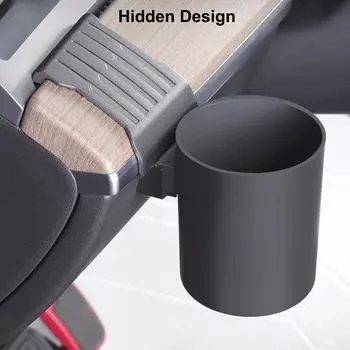 For Tesla Model 3 Y 2017-2024 Dashboard Water Cup Holder Car Door Instrument Panel Organizer Storage Box Stand Car Accessories чёрный