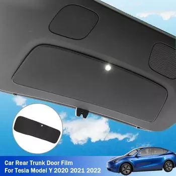For Tesla Model Y 2022 Car Rear Trunk Mat Rear Guard Strip Anti Kick Scratch Protection Trunk Door Film Protective