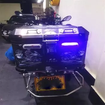 For Travelled Box Package LED Reflecting light For R1200GS F800GS F700GS F650GS