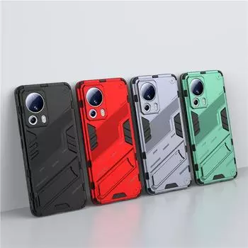 Для Xiaomi 13 Lite 5G Чехол Xiaomi 13 Lite Чехол 6,55 дюйма Punk Armor Ударопрочный Жесткий Резиновый Кронштейн Бампер Для Xiaomi 13 Lite For Xiaomi 13 Lite