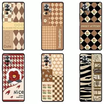 for Xiaomi redmi note 11 10 9 pro 11T 11pro plus Case 9 9C 9A 8 K40 Funda Note 8pro 7 9S 9T Cover Luxury Nice Design Pattern Redmi Note 7