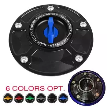 For YAMAHA MT07 MT09 MT-07 FZ07 09 MT-09 SP MT 07 09 MT10 MT03 Keyless Quick Release Motorcycle Tank Fuel Caps Gas Cover Case синий