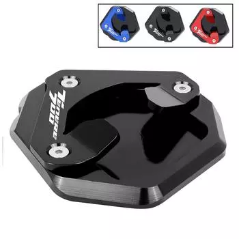 For YAMAHA TENERE 700 Tenere700 XTZ 700 XTZ700 2019-2025 Motorcycle CNC Kickstand Extension Plate Foot Side Stand Enlarge pad красный