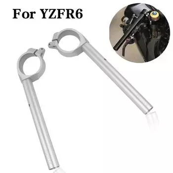 For Yamaha YZFR6 YZF-R6 YZF R6 2017-2025 2025 2025 2025 50mm Motorcycle Fork Tube Clip-On Handlebars Clip Ons Handle Bar Grips чёрный