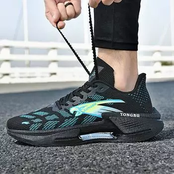 Foreign trade 2025 spring new men s shoes fashion men s sports casual shoes flying woven mesh student running shoes 36