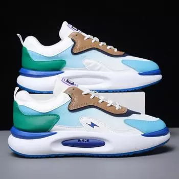 Foreign trade dad men s shoes autumn breathable casual sports running shoes live broadcast of the same student shoes trendy men s shoes 39