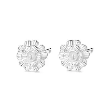 Forest Rose Earrings Small and Fresh Flower Earrings for Women