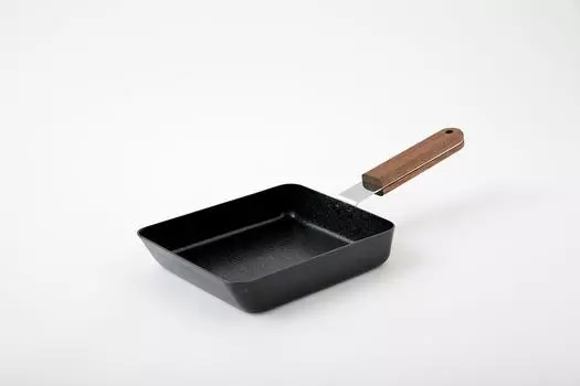 Form Ready ambai Made in Japan Compatible with electromagnetic cooker ambai Tamagoyaki Square Black FSK-001