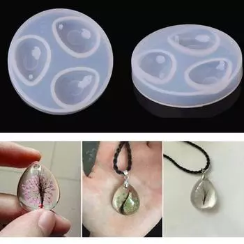 Форма для капель воды для смолы DIY драгоценный камень корпус из смолы ремесло кулон инструмент для изготовления ювелирных изделий