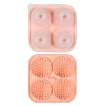 Форма для кубиков льда Golf Ice Cube 3D, форма для кубиков льда с воронкой для коктейлей, бурбона, бренди, виски, подарки для мужчин, забавные силиконовые формы розовый