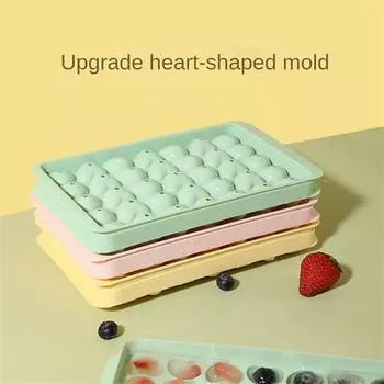 Форма для льда 35 Grid Double Layer Mold Кухонные принадлежности Коробка для льда с крышкой Быстрый лед Принадлежности для кухонного бара Форма для самостоятельного приготовления льда