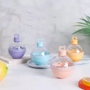 Форма для льда в виде ромба Love Ball Большие кубики льда Кубики льда Виски Бытовая пищевая силиконовая форма для приготовления льда Замороженные ледяные артефакты розовый