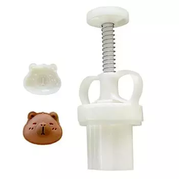 Форма для лунного пирога Capybara Cookie Stamps Mold Инструмент для выпечки Пресс-форма для печенья для праздника середины осени Кухня Выпечка spain