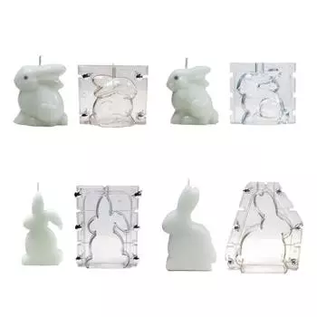 Форма для пасхального кролика 3D DIY самодельная форма для мыла свадебная вечеринка поставки дропшиппинг