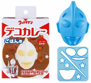 Форма для резки OSK Ultraman Deco Curry Curry Rice Mold Сделано в Японии Кухонная утварь Персонаж Дети Милый Стильный Подарок Подарок LS-7