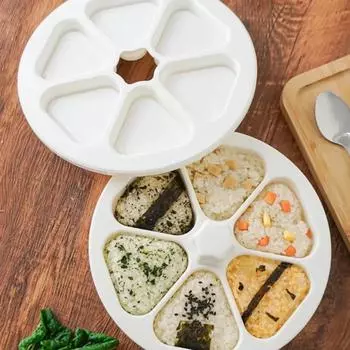 Форма для суши своими руками, треугольный рисовый шарик, ланч-бокс, шарик для риса с луком, пресс для еды, треугольная форма для приготовления суши, набор для суши, кухонные принадлежности
