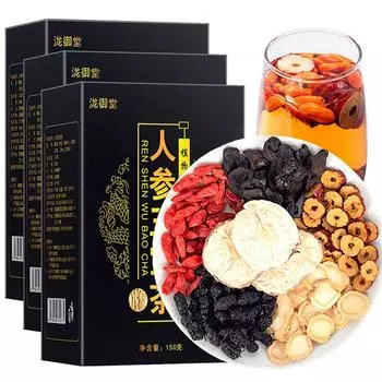 Формула чая для почек Ginseng Six Treasure Tea, Почечный чай, полезный травяной чай 1PCS