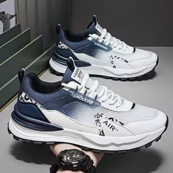 Forrest Gump men s shoes summer breathable thin high-end mesh shoes youth outdoor sports leisure dad trendy shoes 39