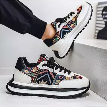 Forrest Gump shoes 2025 Guochao ethnic style camouflage sports board shoes men s spring students outdoor ins catwalk shoes men 39