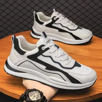 Forrest Gump shoes men s 2025 summer new fashion trend breathable mesh sports running shoes versatile casual dad shoes 39