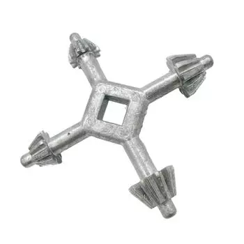 Four In One Multi Functional Key Wrench Set Efficient Four In One Tool Set Constructed Of Zinc Alloy Hand Tool Accessory