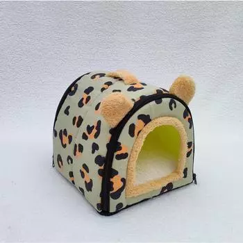 Four Seasons Comfortable Dog Nest Cat Nest Cat Nest Villa Summer Breathable Pet Nest Mat Pet Supplies Hamster Pet Nest XS
