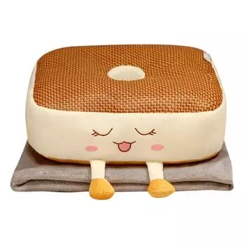 Four Seasons General Seating Mat Cushion Сидячая подушка для сиденья Студенческий стул Мат для ягодиц Татами Подъем автомобиля Офис автомобиля 15 inches