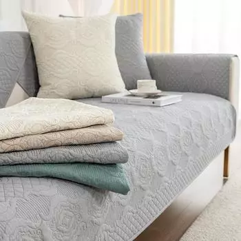 Four Seasons Universal Cotton Yijia Sofa Cushion Modern Simple Non-Slip Sofa Cushion Towel 70*70cm