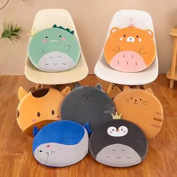 Four Seasons Universal Office Student Dormitorium Обеденный стул Подушки Memory Foam Cartoon Подушки Утолщенные татами 40*40*4 0.35kg