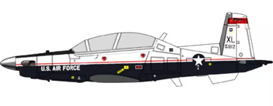 FOX ONE Design Studio Texan II Air Force Resin kit FXNA034 1/144 T-6A (спецификация США) (Самолет)
