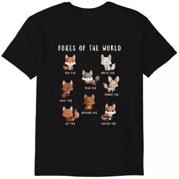Foxes Of The World Funny T-Shirt Classic T-shirt M