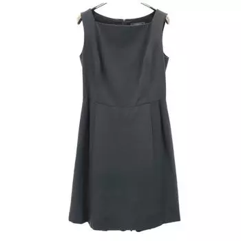 FOXEY Made in Japan Silk Blend No sleeve one piece 40 Charcoal gray Women Used