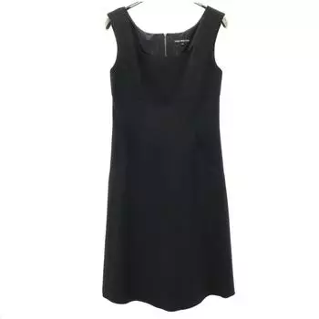 FOXEY NEW YORK made in Japan No sleeve one piece 38 black Women Used