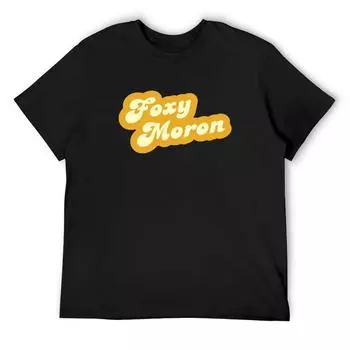 Foxy Moron – Kath & Kim Футболка для мальчика Большие размеры Топы Дизайнерские рубашки Мужская рубашка для тренировок S белый