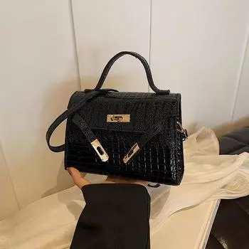 Французская сумка с узором из камня для женщин, весна, новая фактурная сумка, ретро-мода, сумка через плечо