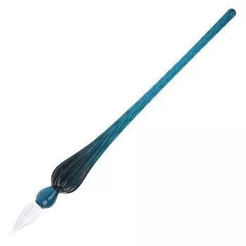 Французский бренд, основанный в HERBIN Glass Pen Tsumugi Emerald Включает в себя наждачную бумагу для регулировки пера HERBIN hb21437 [Традиционная 1670] [Ручная работа] изумрудный